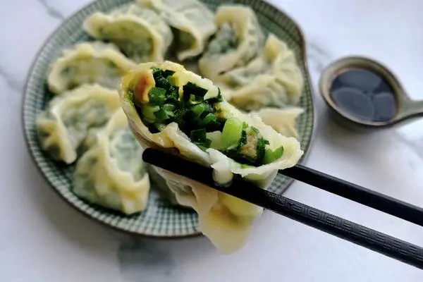 韭菜肉馅水饺