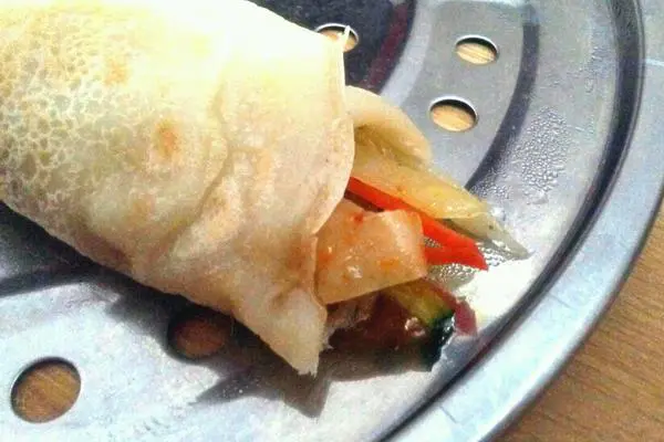 煎饼卷菜