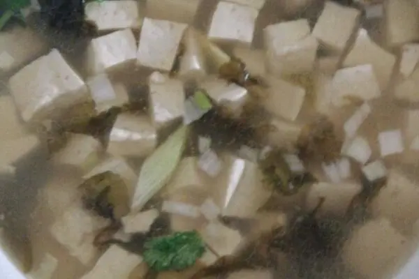 紫菜豆腐汤