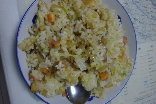 洋葱炒饭