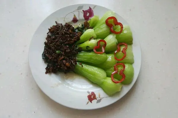 青菜肉末