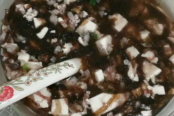肉末豆腐紫菜汤