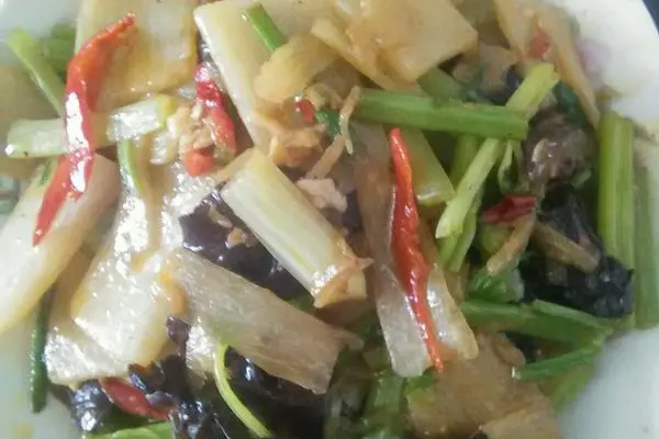 清炒山药木耳