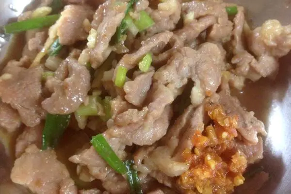怪味爆炒瘦肉