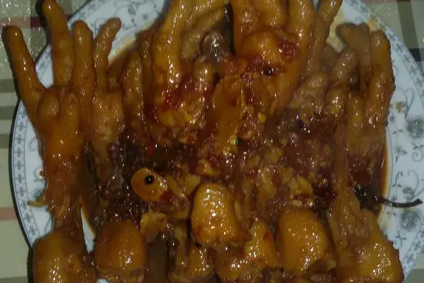 蒜蓉辣酱炒鸡爪