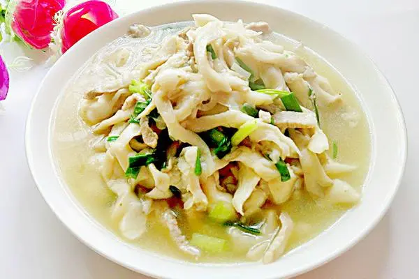 瘦肉炒平菇