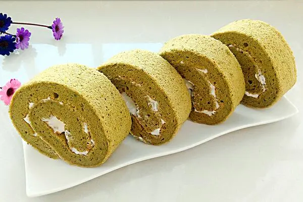 抹茶奶油蛋糕卷