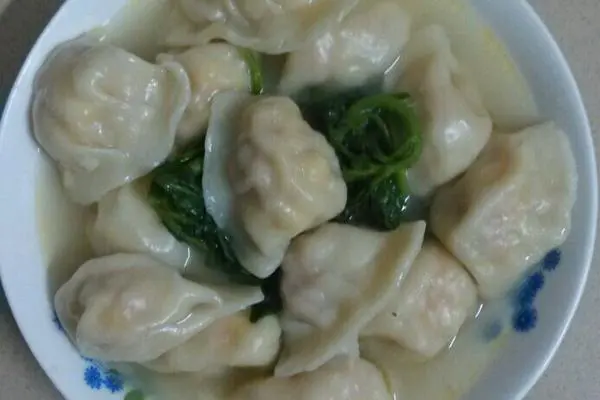 西洋菜贝壳饺汤