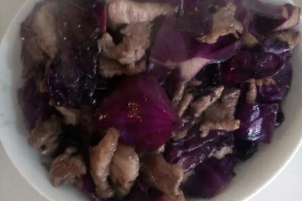 糖醋紫甘蓝