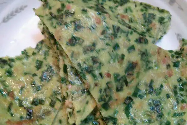 韭菜鸡蛋煎饼