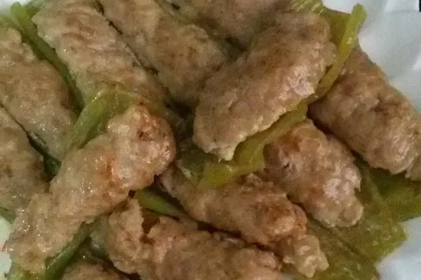 虎皮椒肉饼