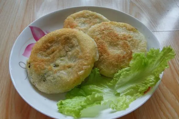 韭菜糯米饼