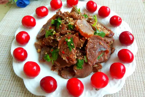 凉拌五香牛肉