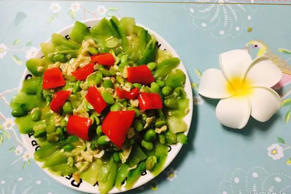 丝瓜毛豆