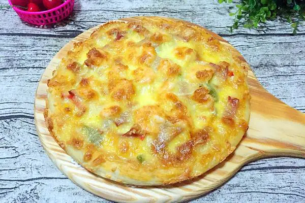 鲜虾培根披萨（九寸）