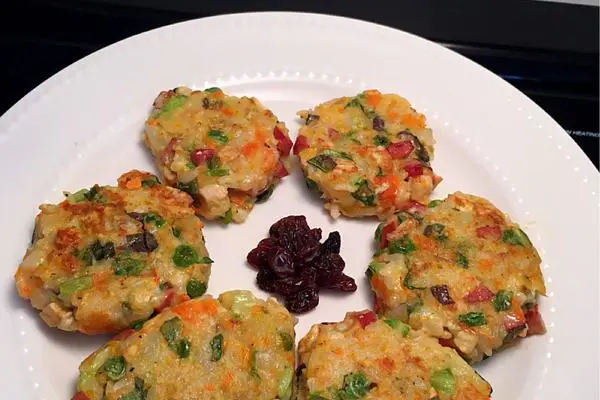 香煎土豆米饭饼