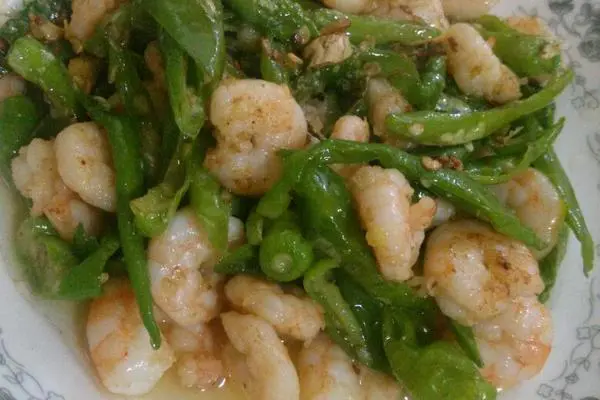 辣椒炒虾仁