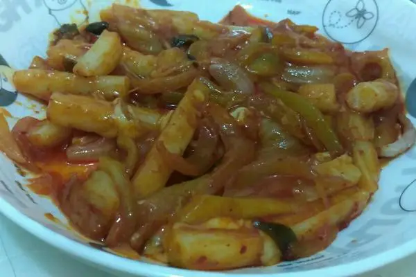 芝士辣炒泡菜年糕