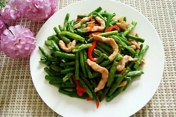 豇豆炒里脊