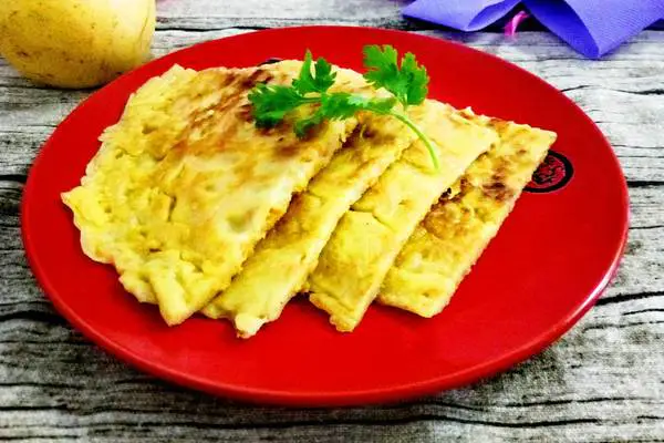 胡萝卜丝鸡蛋饼