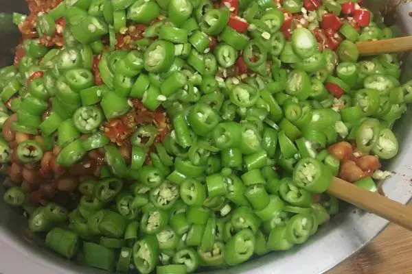 酱豆辣椒酱下饭菜