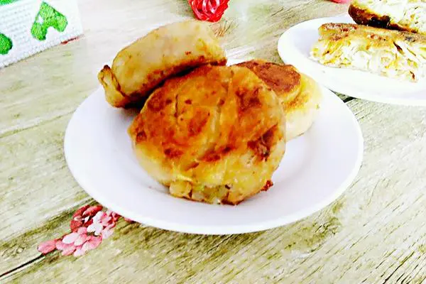 香葱油渣饼