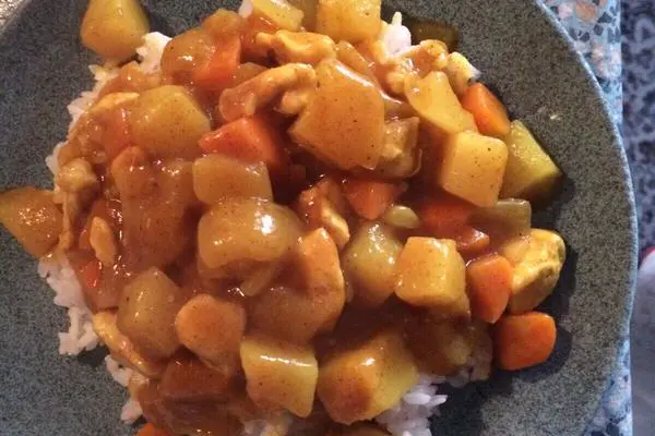咖喱土豆鸡肉盖饭