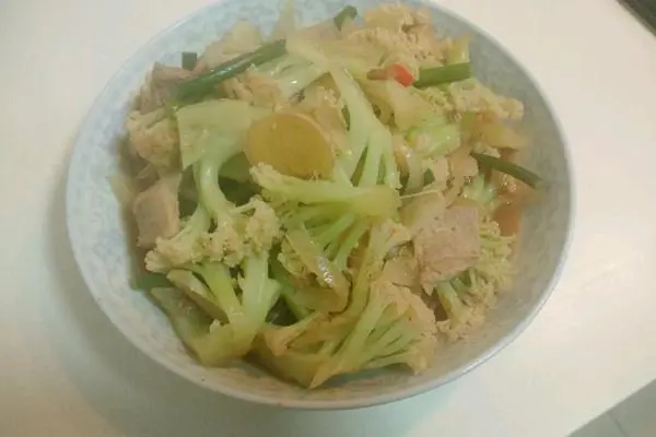 炒有机花菜