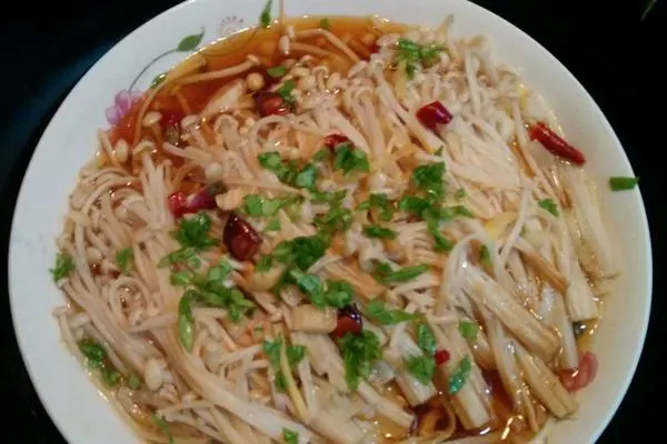 蒸金针菇
