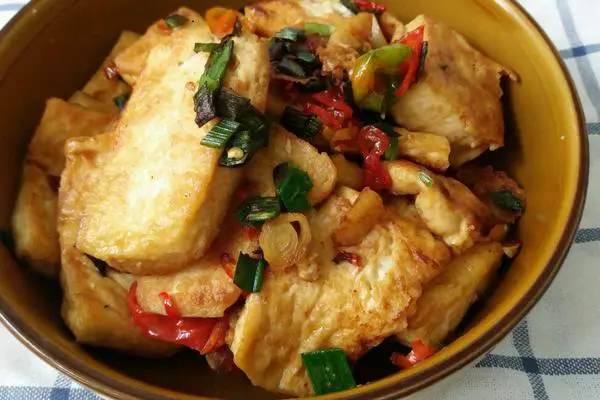 家常香煎豆腐