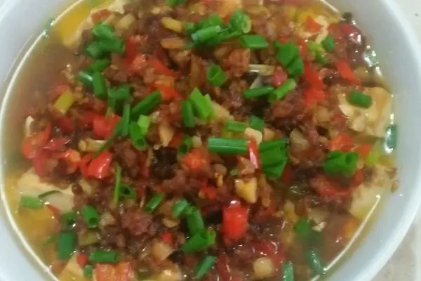 肉沬蒸豆腐