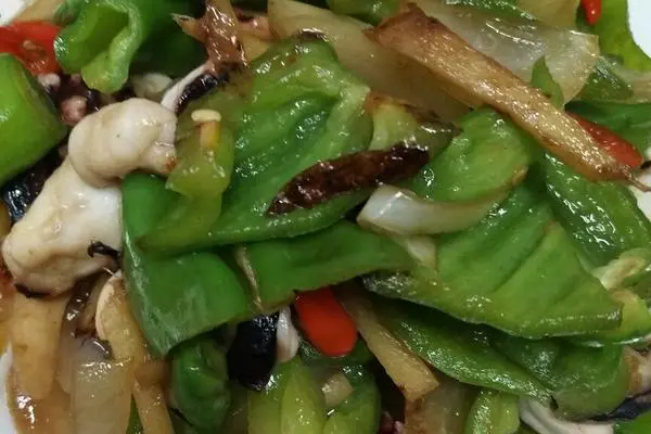 爆炒章鱼足