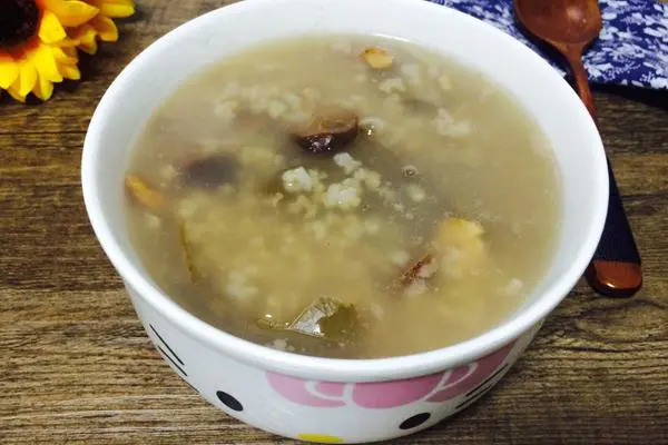 桃仁山楂粥