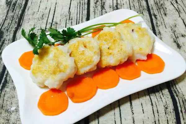香煎墨鱼饼
