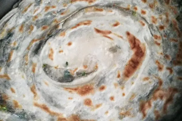 黑芝麻糊葱油饼