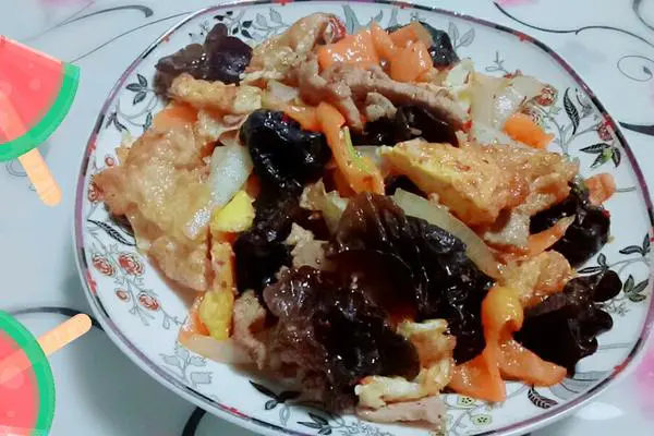 辣炒蔬菜荷包蛋