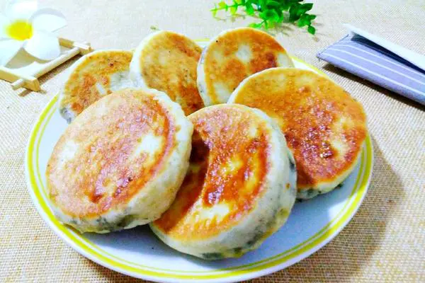 发面芝麻糖饼