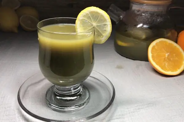 柠檬橙香绿茶