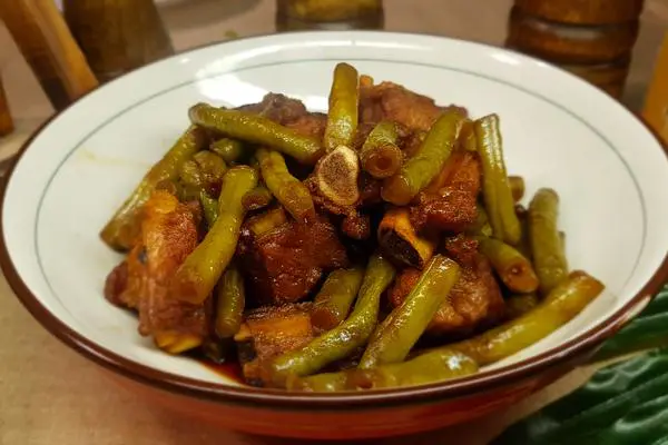 排骨炖豆角