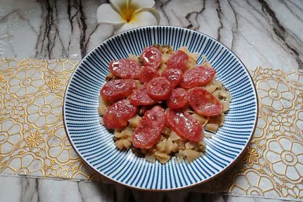 #蒸菜#梅菜蒸腊肠