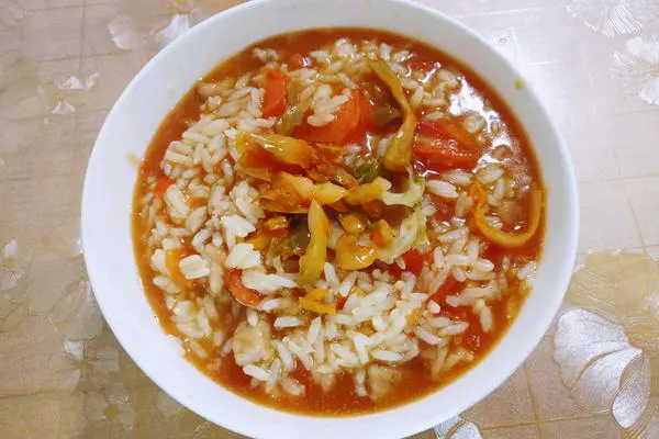 西红柿烫饭