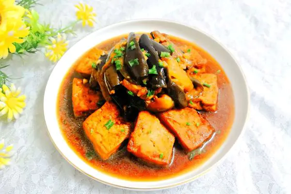 豆腐焖茄子