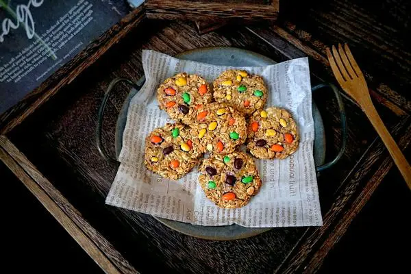 无油无糖无面粉的燕麦饼干