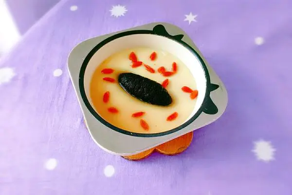 海参枸杞鸡蛋羹