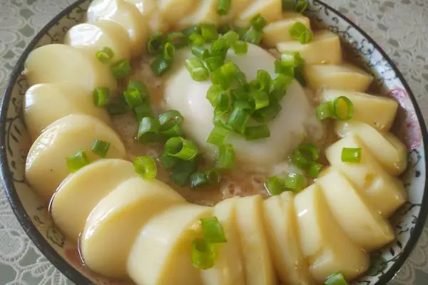 玉子豆腐蒸肉