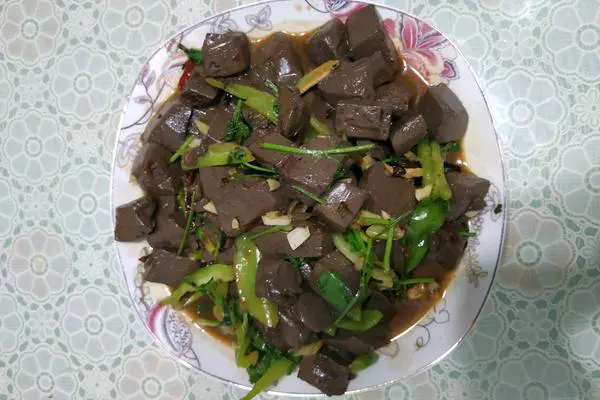 炒羊血