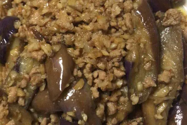 蒜香肉沫茄子