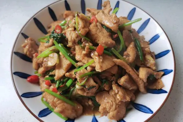 小炒鸡胸肉（减肥必备）