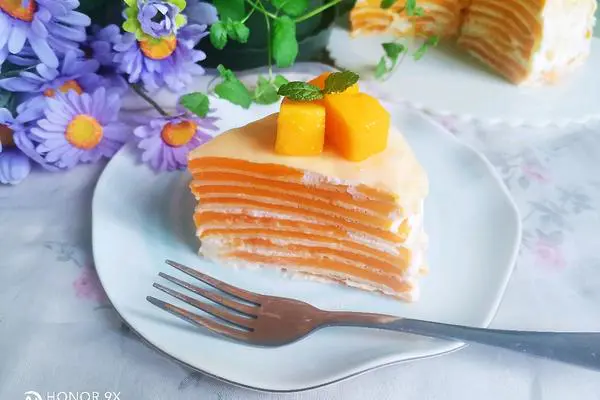芒果千层蛋糕（薄饼机版）