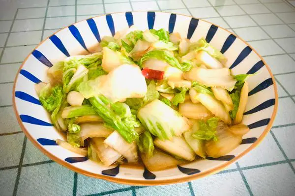 清炒白菜
